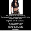 Melina Perez authentic signed WWE wrestling 8x10 photo W/Cert Autographed 29 Certificate of Authenticity from The Autograph Bank
