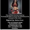 Melina Perez authentic signed WWE wrestling 8x10 photo W/Cert Autographed 31 Certificate of Authenticity from The Autograph Bank