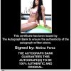 Melina Perez authentic signed WWE wrestling 8x10 photo W/Cert Autographed 35 Certificate of Authenticity from The Autograph Bank