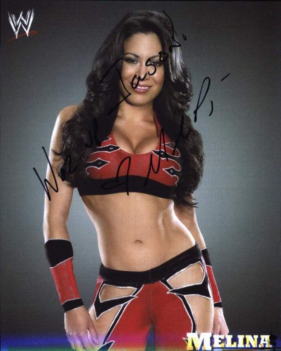 Melina Perez authentic signed WWE wrestling 8x10 photo W/Cert Autographed 36 signed 8x10 photo