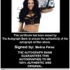 Melina Perez authentic signed WWE wrestling 8x10 photo W/Cert Autographed 37 Certificate of Authenticity from The Autograph Bank