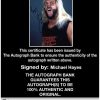 Michael Hayes authentic signed WWE wrestling 8x10 photo W/Cert Autographed 01 Certificate of Authenticity from The Autograph Bank
