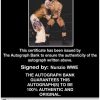 Nunzio authentic signed WWE wrestling 8x10 photo W/Cert Autographed 04 Certificate of Authenticity from The Autograph Bank