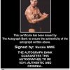 Nunzio authentic signed WWE wrestling 8x10 photo W/Cert Autographed 12 Certificate of Authenticity from The Autograph Bank