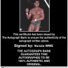 Nunzio authentic signed WWE wrestling 8x10 photo W/Cert Autographed 14 Certificate of Authenticity from The Autograph Bank