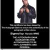 Nunzio authentic signed WWE wrestling 8x10 photo W/Cert Autographed 17 Certificate of Authenticity from The Autograph Bank