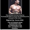 Nunzio authentic signed WWE wrestling 8x10 photo W/Cert Autographed 20 Certificate of Authenticity from The Autograph Bank