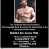Nunzio authentic signed WWE wrestling 8x10 photo W/Cert Autographed 22 Certificate of Authenticity from The Autograph Bank