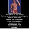 Nunzio authentic signed WWE wrestling 8x10 photo W/Cert Autographed 23 Certificate of Authenticity from The Autograph Bank