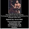 Nunzio authentic signed WWE wrestling 8x10 photo W/Cert Autographed 25 Certificate of Authenticity from The Autograph Bank
