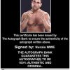 Nunzio authentic signed WWE wrestling 8x10 photo W/Cert Autographed 27 Certificate of Authenticity from The Autograph Bank