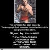 Nunzio authentic signed WWE wrestling 8x10 photo W/Cert Autographed 31 Certificate of Authenticity from The Autograph Bank