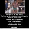 Nunzio authentic signed WWE wrestling 8x10 photo W/Cert Autographed 32 Certificate of Authenticity from The Autograph Bank