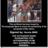 Nunzio authentic signed WWE wrestling 8x10 photo W/Cert Autographed 33 Certificate of Authenticity from The Autograph Bank