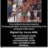 Nunzio authentic signed WWE wrestling 8x10 photo W/Cert Autographed 34 Certificate of Authenticity from The Autograph Bank