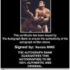 Nunzio authentic signed WWE wrestling 8x10 photo W/Cert Autographed 028 Certificate of Authenticity from The Autograph Bank