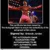 Orlando Jordan authentic signed WWE wrestling 8x10 photo W/Cert Autographed Certificate of Authenticity from The Autograph Bank