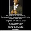 Orlando Jordan authentic signed WWE wrestling 8x10 photo W/Cert Autographed 01 Certificate of Authenticity from The Autograph Bank