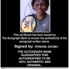 Orlando Jordan authentic signed WWE wrestling 8x10 photo W/Cert Autographed 05 Certificate of Authenticity from The Autograph Bank