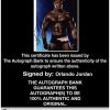 Orlando Jordan authentic signed WWE wrestling 8x10 photo W/Cert Autographed 07 Certificate of Authenticity from The Autograph Bank