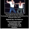 Pat Patterson authentic signed WWE wrestling 8x10 photo W/Cert Autographed 02 Certificate of Authenticity from The Autograph Bank