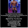 Paul Burchill authentic signed WWE wrestling 8x10 photo W/Cert Autographed 05 Certificate of Authenticity from The Autograph Bank