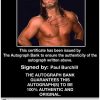 Paul Burchill authentic signed WWE wrestling 8x10 photo W/Cert Autographed 08 Certificate of Authenticity from The Autograph Bank