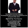 Paul Heyman authentic signed WWE wrestling 8x10 photo W/Cert Autographed 02 Certificate of Authenticity from The Autograph Bank