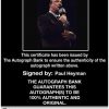 Paul Heyman authentic signed WWE wrestling 8x10 photo W/Cert Autographed 03 Certificate of Authenticity from The Autograph Bank