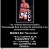 Paul London authentic signed WWE wrestling 8x10 photo W/Cert Autographed 03 Certificate of Authenticity from The Autograph Bank