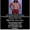 Paul London authentic signed WWE wrestling 8x10 photo W/Cert Autographed 04 Certificate of Authenticity from The Autograph Bank