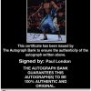Paul London authentic signed WWE wrestling 8x10 photo W/Cert Autographed 07 Certificate of Authenticity from The Autograph Bank