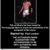 Paul London authentic signed WWE wrestling 8x10 photo W/Cert Autographed 20 Certificate of Authenticity from The Autograph Bank