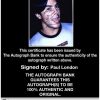 Paul London authentic signed WWE wrestling 8x10 photo W/Cert Autographed 25 Certificate of Authenticity from The Autograph Bank