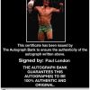 Paul London authentic signed WWE wrestling 8x10 photo W/Cert Autographed 29 Certificate of Authenticity from The Autograph Bank