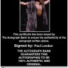 Paul London authentic signed WWE wrestling 8x10 photo W/Cert Autographed 30 Certificate of Authenticity from The Autograph Bank