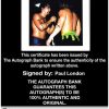 Paul London authentic signed WWE wrestling 8x10 photo W/Cert Autographed 32 Certificate of Authenticity from The Autograph Bank