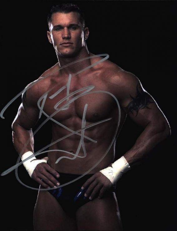 Randy Orton authentic signed WWE wrestling 8x10 photo W/Cert Autographed 01 signed 8x10 photo