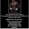 Randy Orton authentic signed WWE wrestling 8x10 photo W/Cert Autographed 01 Certificate of Authenticity from The Autograph Bank