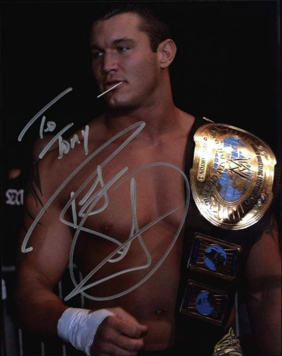 Randy Orton authentic signed WWE wrestling 8x10 photo W/Cert Autographed 02 signed 8x10 photo