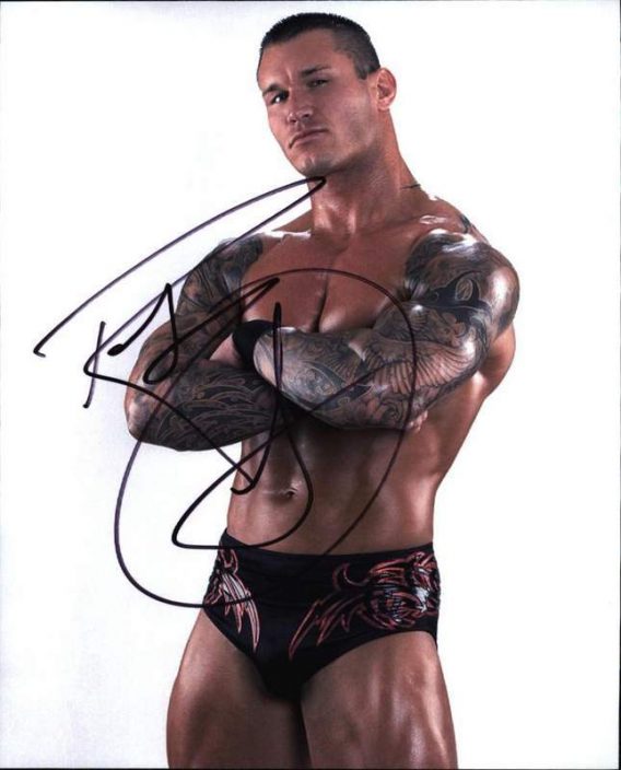Randy Orton authentic signed WWE wrestling 8x10 photo W/Cert Autographed 05 signed 8x10 photo