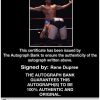 Rene Dupree authentic signed WWE wrestling 8x10 photo W/Cert Autographed 05 Certificate of Authenticity from The Autograph Bank