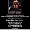 Rene Dupree authentic signed WWE wrestling 8x10 photo W/Cert Autographed 06 Certificate of Authenticity from The Autograph Bank