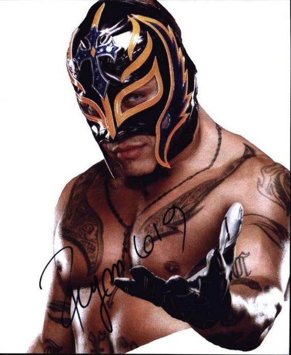 Rey Mysterio authentic signed WWE wrestling 8x10 photo W/Cert Autographed 02 signed 8x10 photo