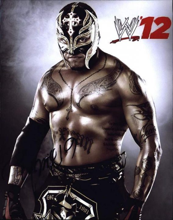 Rey Mysterio authentic signed WWE wrestling 8x10 photo W/Cert Autographed 03 signed 8x10 photo