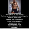 Rey Mysterio authentic signed WWE wrestling 8x10 photo W/Cert Autographed 08 Certificate of Authenticity from The Autograph Bank