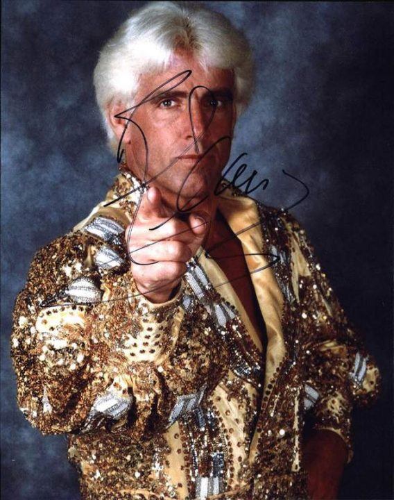 Ric Flair authentic signed WWE wrestling 8x10 photo W/Cert Autographed 02 signed 8x10 photo