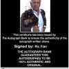 Ric Flair authentic signed WWE wrestling 8x10 photo W/Cert Autographed 04 Certificate of Authenticity from The Autograph Bank