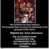 Ricky Steamboat authentic signed WWE wrestling 8x10 photo W/Cert Autographed 02 Certificate of Authenticity from The Autograph Bank