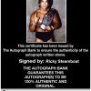 Ricky Steamboat authentic signed WWE wrestling 8x10 photo W/Cert Autographed 04 Certificate of Authenticity from The Autograph Bank